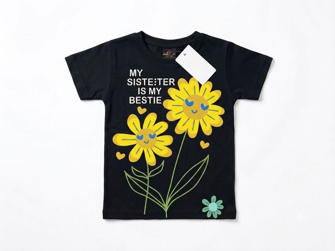 Girls T Shirt Black (My Sister)