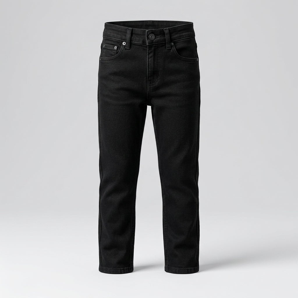 Black Wide Leg Kids Jeans PantApna Bacha (اپنا بچہ)1