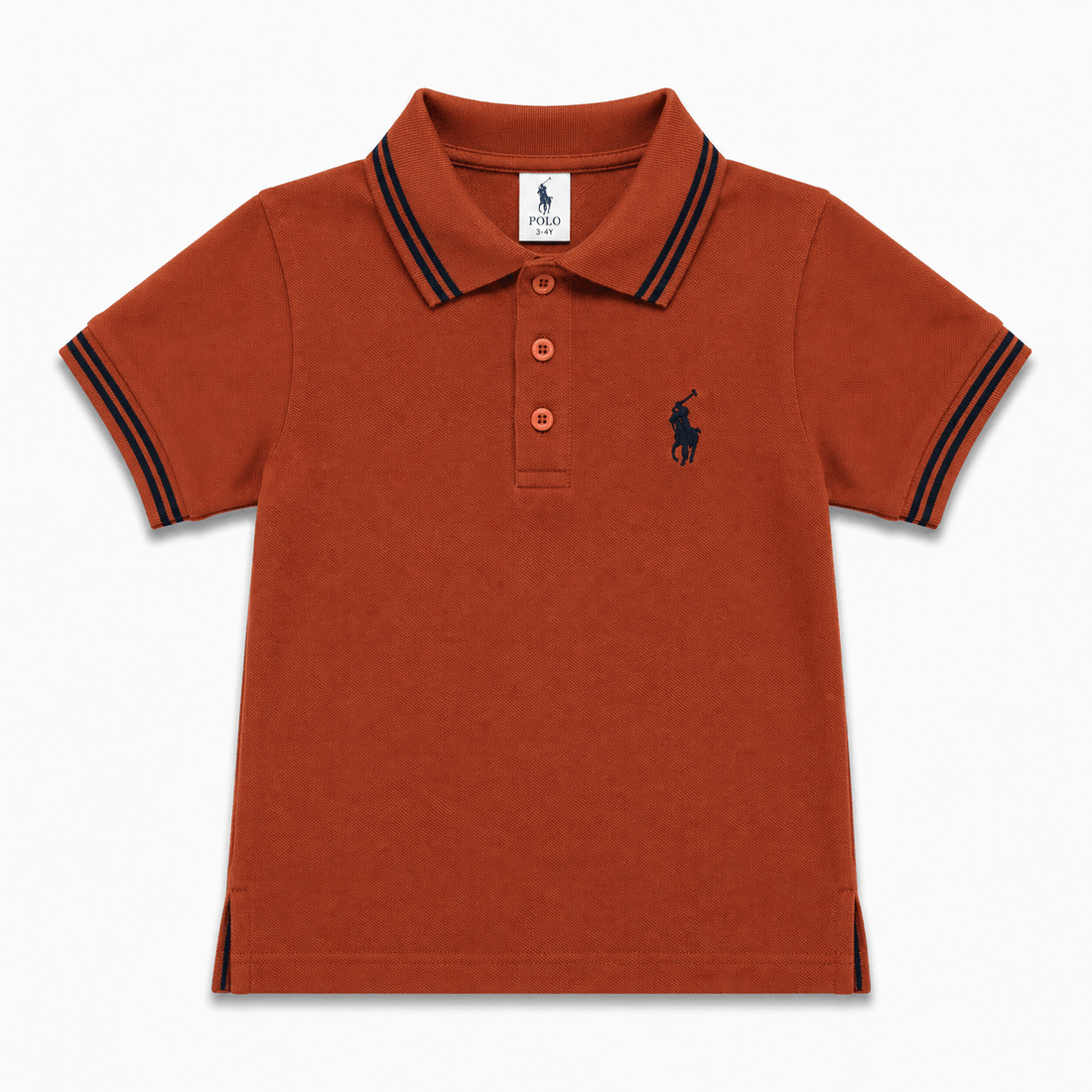 D-Orange color Polo Shirt for kidsApna Bacha (اپنا بچہ)1 Years