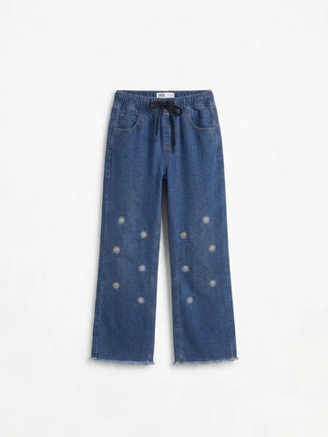 Girls Flapper Denim PantsApna Bacha (اپنا بچہ)1