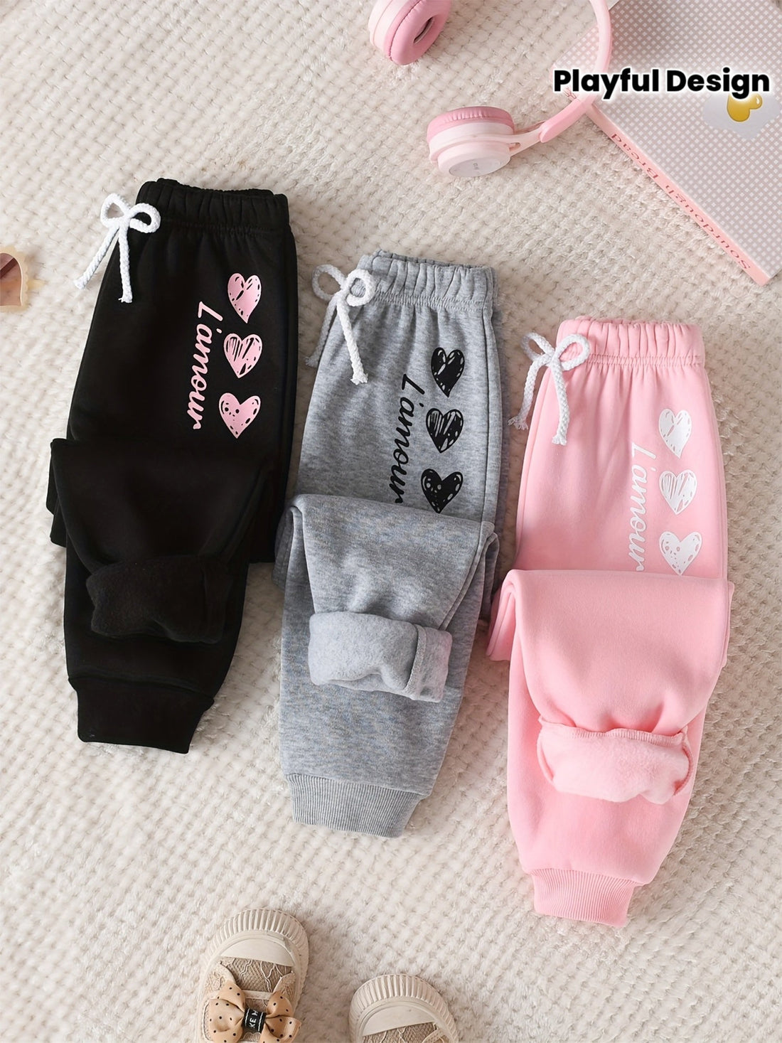 Girls Pajama Pack of 3 ( Pink - grey & Black)Apna Bacha (اپنا بچہ)2 Years