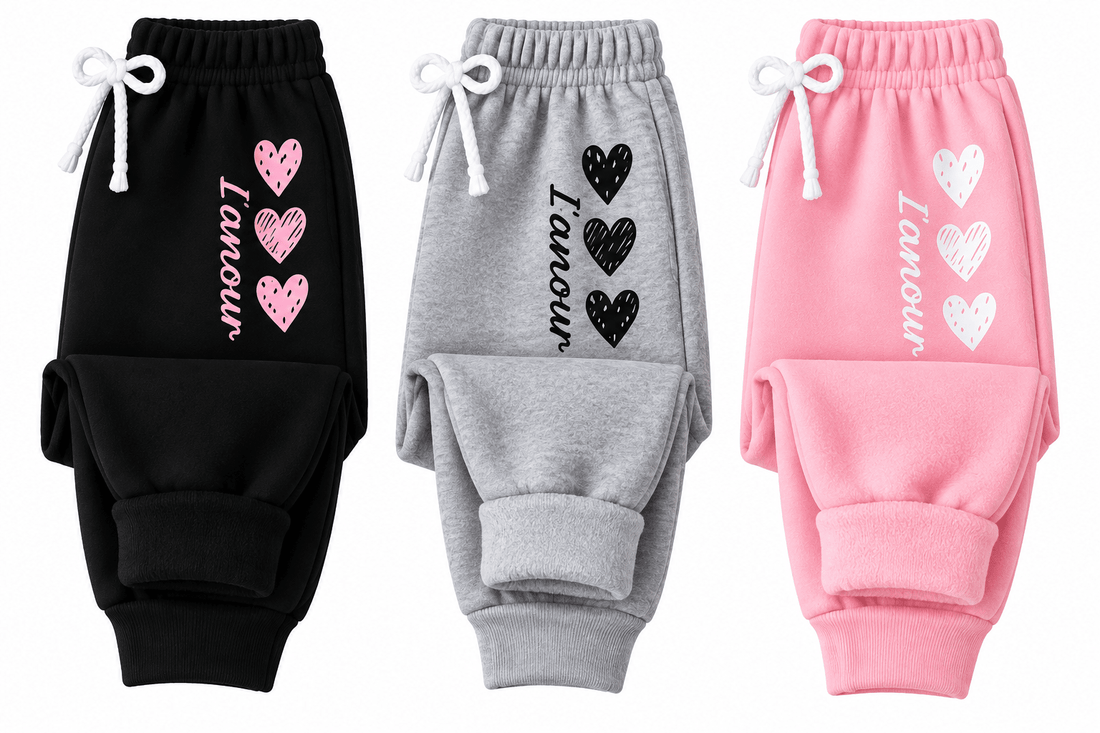 Girls Pajama Pack of 3 ( Pink - grey & Black)Apna Bacha (اپنا بچہ)2 Years