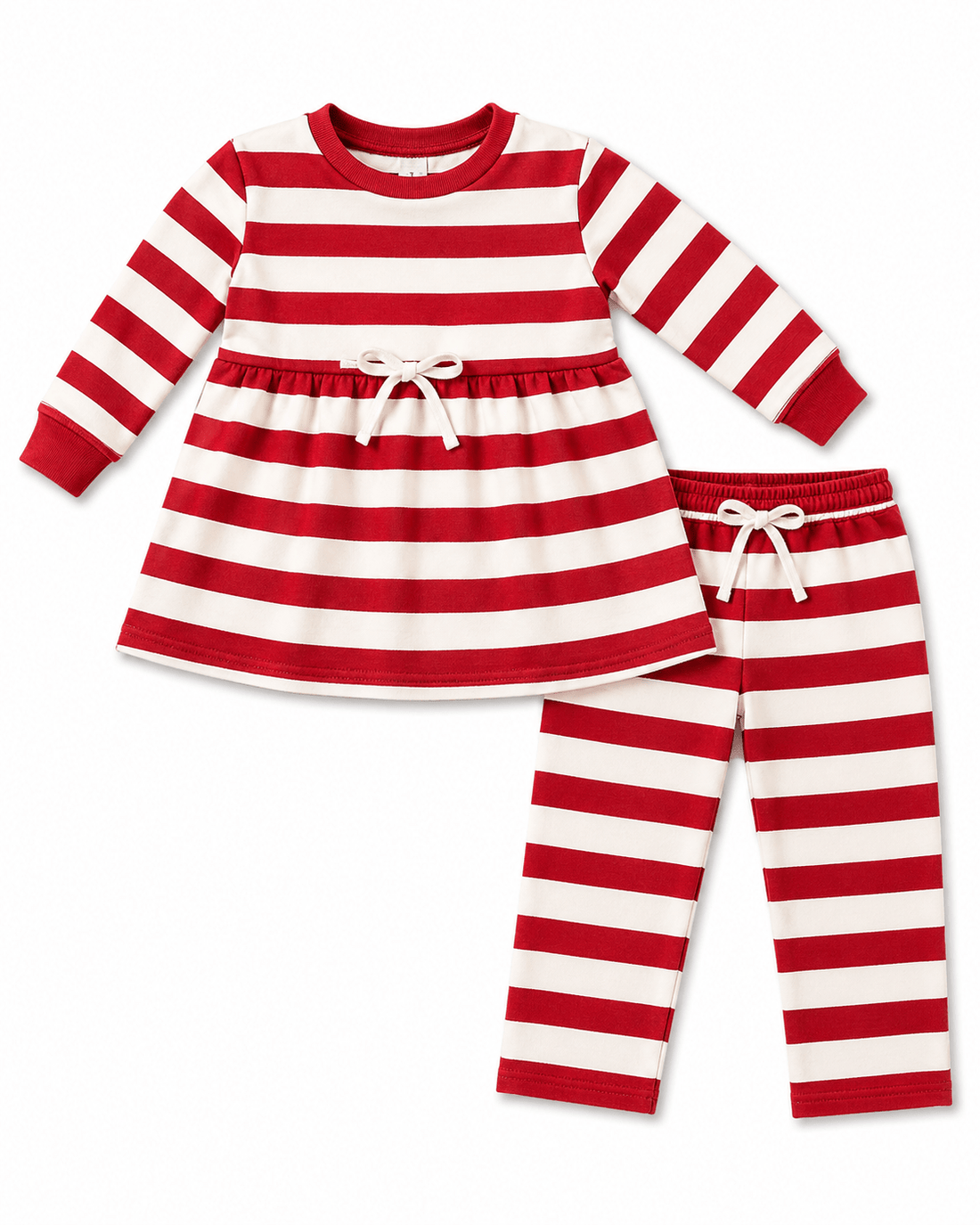 Girls Winter Frock with Pajama (Red & White)Apna Bacha (اپنا بچہ)2 Years