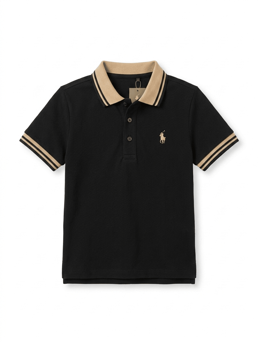 Kids Black Polo ShirtApna Bacha (اپنا بچہ)1