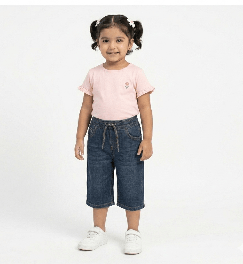 Kids Denim ShortsApna Bacha (اپنا بچہ)1