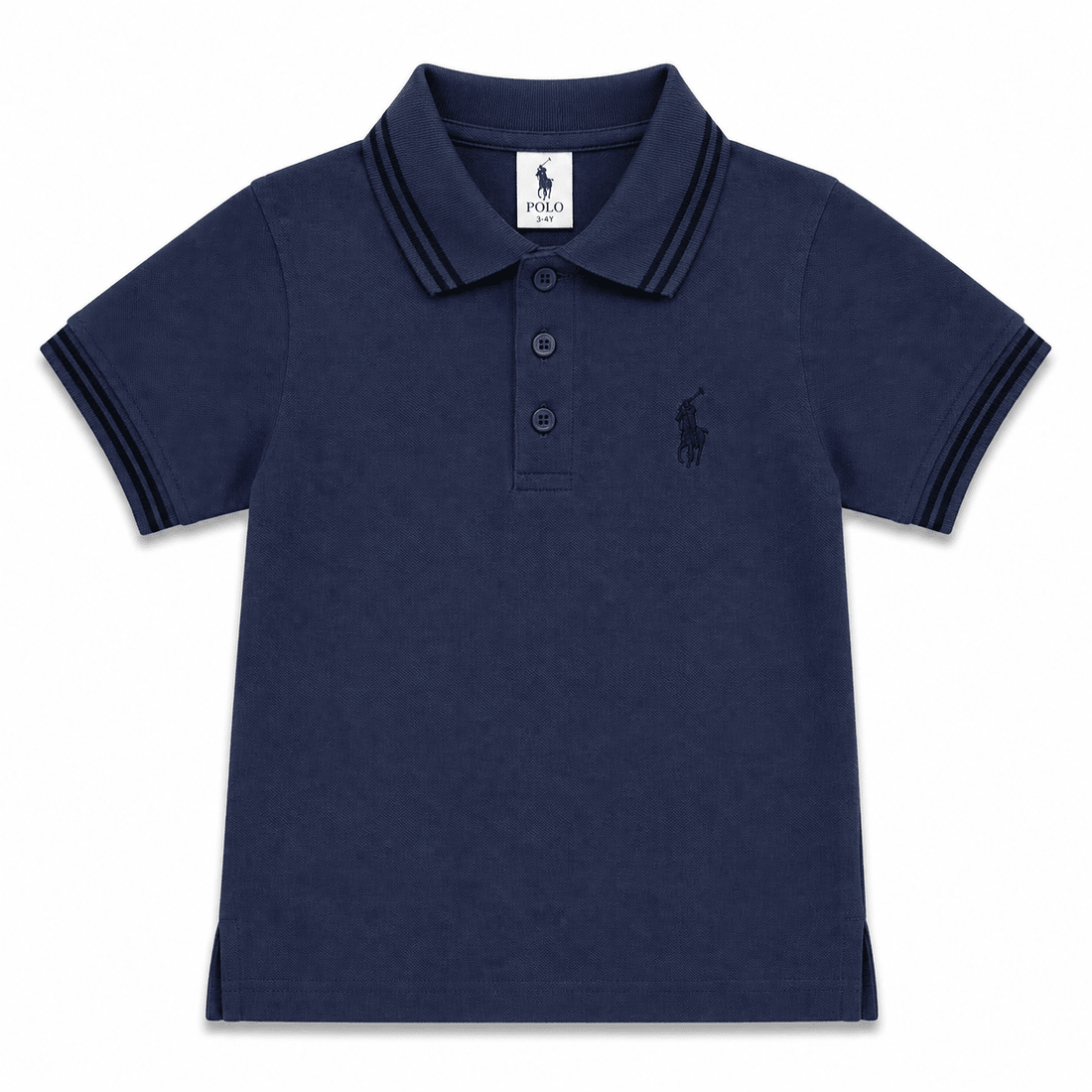 L-Navy Blue color Polo Shirt for kidsApna Bacha (اپنا بچہ)1 Years