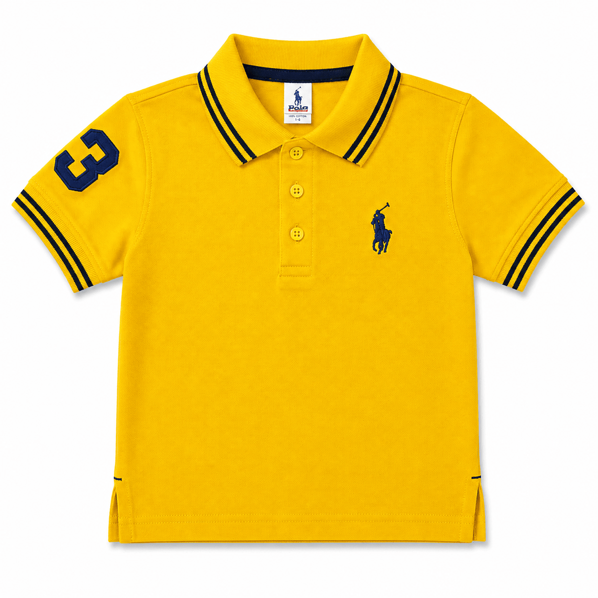 Yellow color Polo Shirt for kidsApna Bacha (اپنا بچہ)1 Years